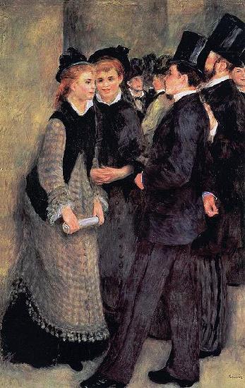 Pierre-Auguste Renoir La sortie de Conservatorie Sweden oil painting art